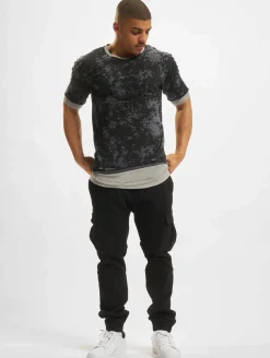 T-Shirts & Tank Tops*CAYLER & SONS  Csbl Deuces Long Layer T-Shirt schwarz/digi/camo