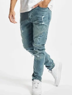 Jeans & Hosen*CAYLER & SONS Panel-Jeanshose in Distressed-Mid-Blue