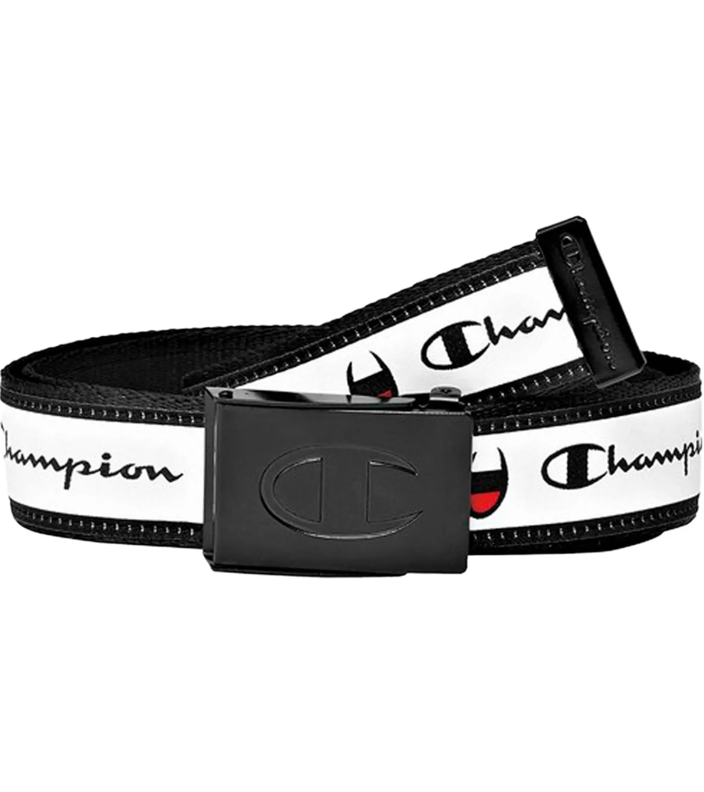 Gürtel*Champion Gewebe-Gürtel für Damen und Herren Steckschnallen-Gürtel Alltags-Gürtel Stoff-Gürtel in Oliv-Grün oder Schwarz mit verschiedenen Details Steckschnalle Olivgrün/Orange