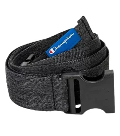 Gürtel*Champion Gürtel für Damen und Herren Steckschnallen-Gürtel moderner Alltags-Gürtel mit Marken-Logo 123 cm CM3-0805 oder Schwarz-Grau Olivgrün