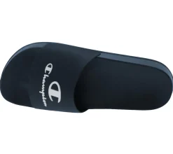 Zehentrenner & Sandalen|Pantoffeln & Hausschuhe*Champion Kos Damen und Herren Bade-Schuhe Badelatschen Sommer-Schuhe Schlupf-Schuhe S22175 BSS01 Blau