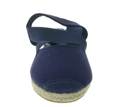 Zehentrenner & Sandalen|Halbschuhe & Pumps*Citywalk Sandalette stylische Damen Sandalen mit blauen Gummibändern 89353835 Dunkelblau