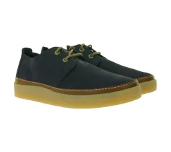 Schnürschuhe & Halbschuhe*Clarks Clarkwood Low Herren Schnür-Schuhe Echtleder Halb-Schuhe mit Wechselfußbett 26176867 Dunkelblau