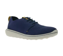 Schnürschuhe & Halbschuhe*Clarks Step Urban Mix Herren Schnür-Schuhe Mesh Sneaker mit Cushion Soft Sohle 26138175 Dunkelblau