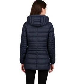Wintersport*Campagnolo CMP Damen-Mantel mit recycelter Wattierung aus Sorona Aura Flock Winter-Jacke 33K1716M Dunkel-Blau