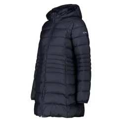 Wintersport*Campagnolo CMP Damen-Mantel mit recycelter Wattierung aus Sorona Aura Flock Winter-Jacke 33K1716M Dunkel-Blau