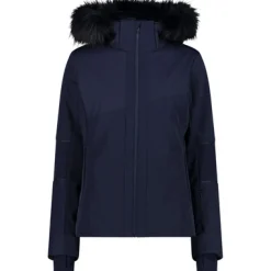 Wintersport|Mäntel & Jacken*Campagnolo CMP Damen Isolationsjacken Zip Hoodie Jacke Blau