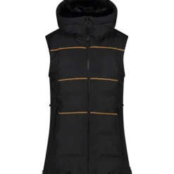 Mäntel & Jacken*Campagnolo CMP Damen Kunstfaserwesten Hoodie Weste Schwarz
