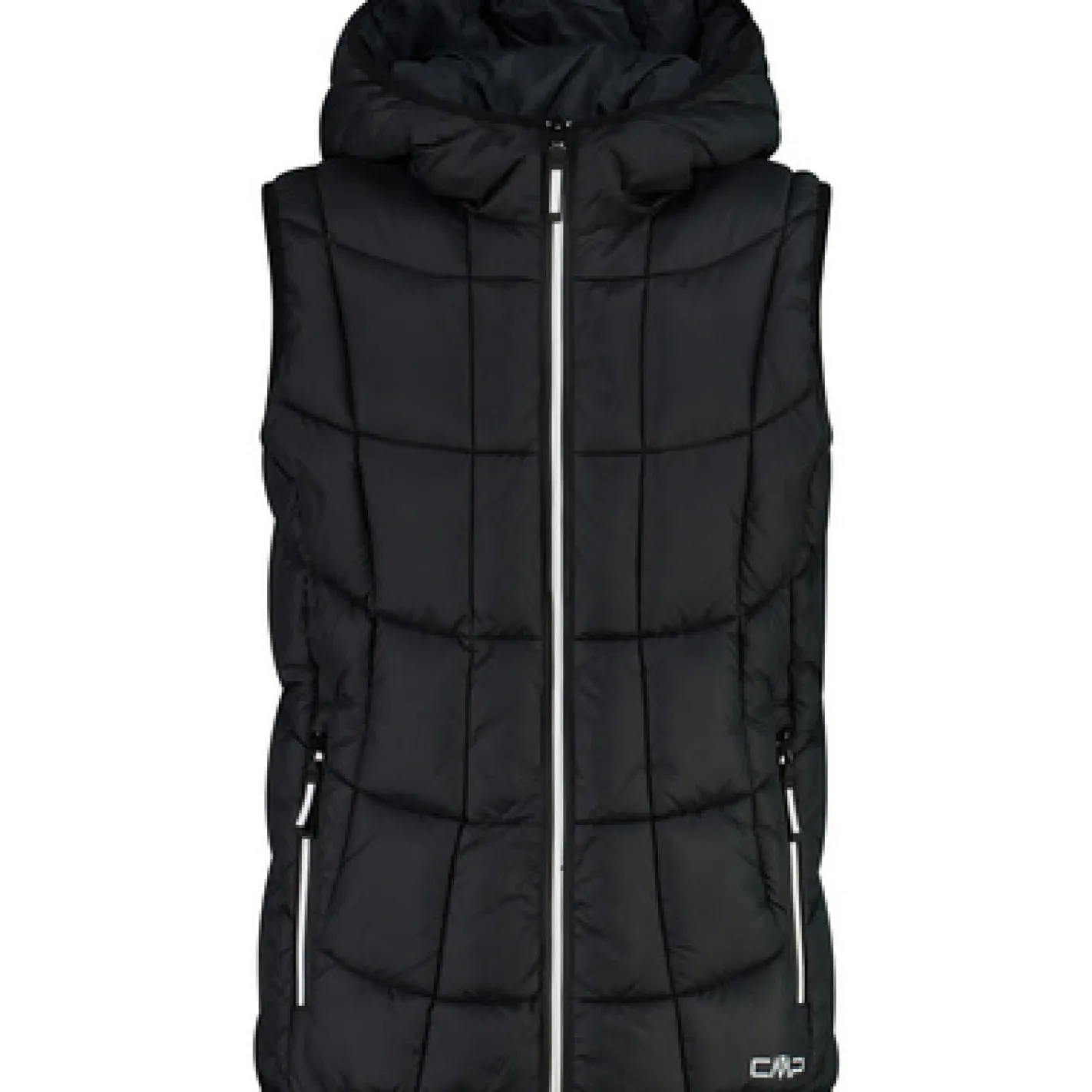 Jacken & Mäntel*Campagnolo CMP Kinder Isolationswesten Hoodie Weste Schwarz