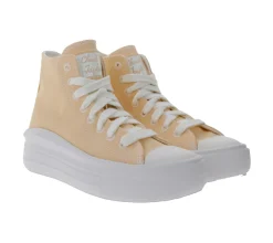 Sneaker & Turnschuhe*Converse Chuck Taylor All Star Move Damen High Top Sneaker aus Canvas in oder Rosa Apricot