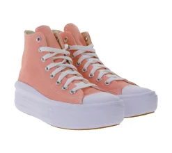 Sneaker & Turnschuhe*Converse Chuck Taylor All Star Move Damen High Top Sneaker aus Canvas in oder Rosa Apricot