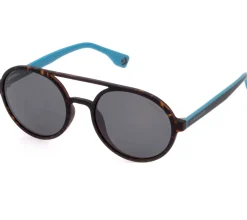Sonnenbrillen*Converse Damen & Herren Sonnenbrille mit UV400-Schutz Kategorie S3 polarisiert und verspiegelt Urlaubs-Brille Sommer-Brille SCO192 Schwarz/Blau, oder Blau/Rot Schwarz/Braun