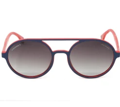 Sonnenbrillen*Converse Damen & Herren Sonnenbrille mit UV400-Schutz Kategorie S3 polarisiert und verspiegelt Urlaubs-Brille Sommer-Brille SCO192 Schwarz/Blau, oder Blau/Rot Schwarz/Braun