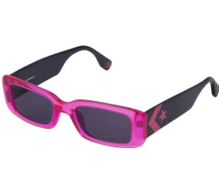 Sonnenbrillen*Converse Damen & Herren Sonnenbrille mit UV400-Schutz mit Lichtdurchlässigkeit S2 Urlaubs-Brille Sommer-Brille SCO228 Schwarz/Grün, Schwarz/Pink oder Schwarz/Orange