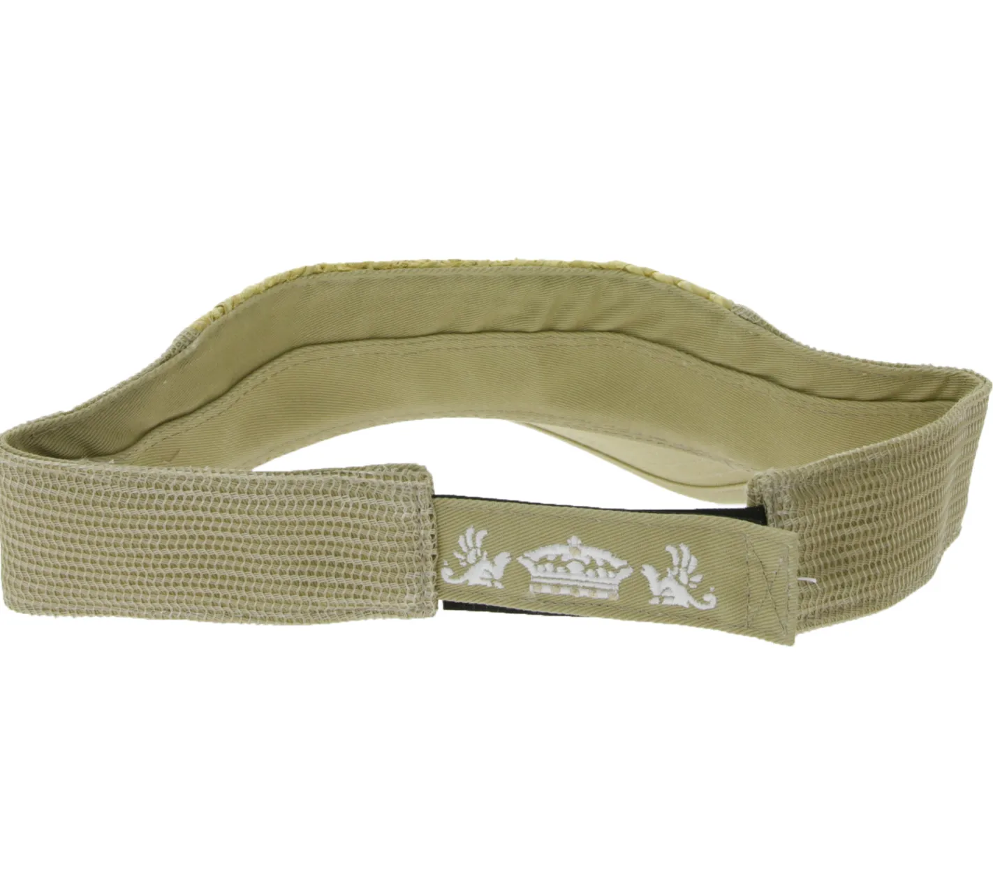 Caps & Mützen*BioworldMerch Corona Extra Unisex Visor-Cap stylische Sommer-Cap Sonnen-Blende mit Stroh 5369COR Beige