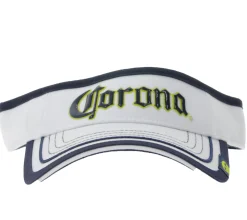 Caps & Mützen*BioworldMerch Corona Extra Unisex Visor-Cap stylische Baumwoll-Cap Sonnen-Blende 5366COR Weiß