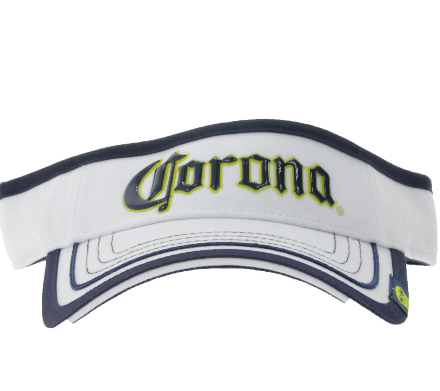 Caps & Mützen*BioworldMerch Corona Extra Unisex Visor-Cap stylische Baumwoll-Cap Sonnen-Blende 5366COR Weiß