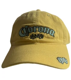 Caps & Mützen*BioworldMerch Corona Trucker-Cap stylische Baseball-Cap Baumwoll-Cap Fan-Artikel 5342COR Gelb