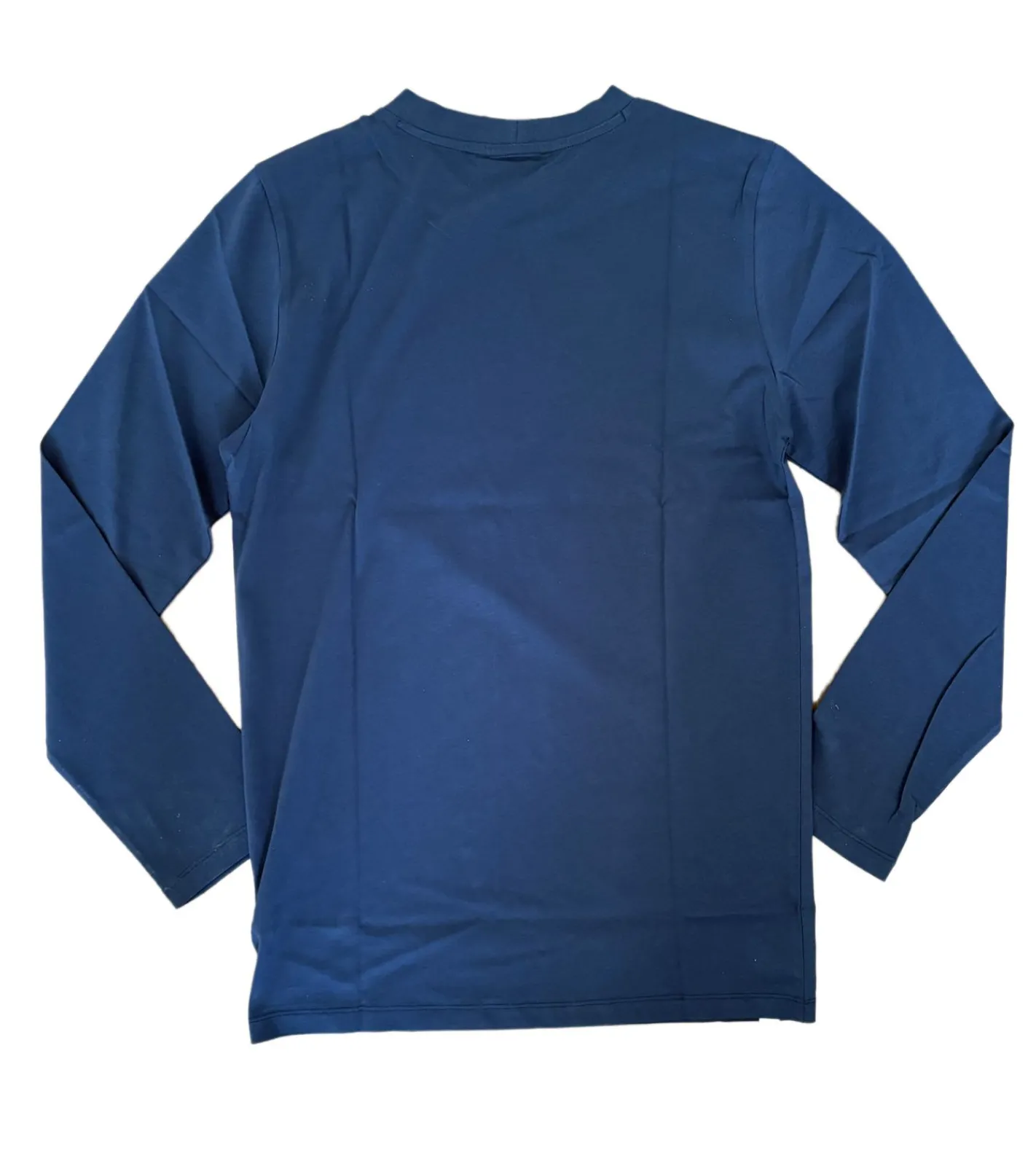 Pullover & Sweater*COURSE Herren Longssleeve Baumwoll-Pullover Langarm-Shirt Rundhals-Pullover 900819 Dunkelblau