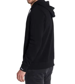 Pullover & Sweater*COURSE Mickey Mouse Herren Hoodie mit Mickey-Hand-Print und Patch Kapuzen-Pullover Baumwoll-Sweater 4846 Schwarz