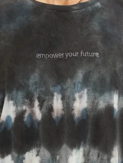 T-Shirts & Tank Tops*CRIMINAL DAMAGE Fire Ice Tie Dye T-Shirt blau