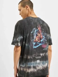 T-Shirts & Tank Tops*CRIMINAL DAMAGE Fire Ice Tie Dye T-Shirt blau