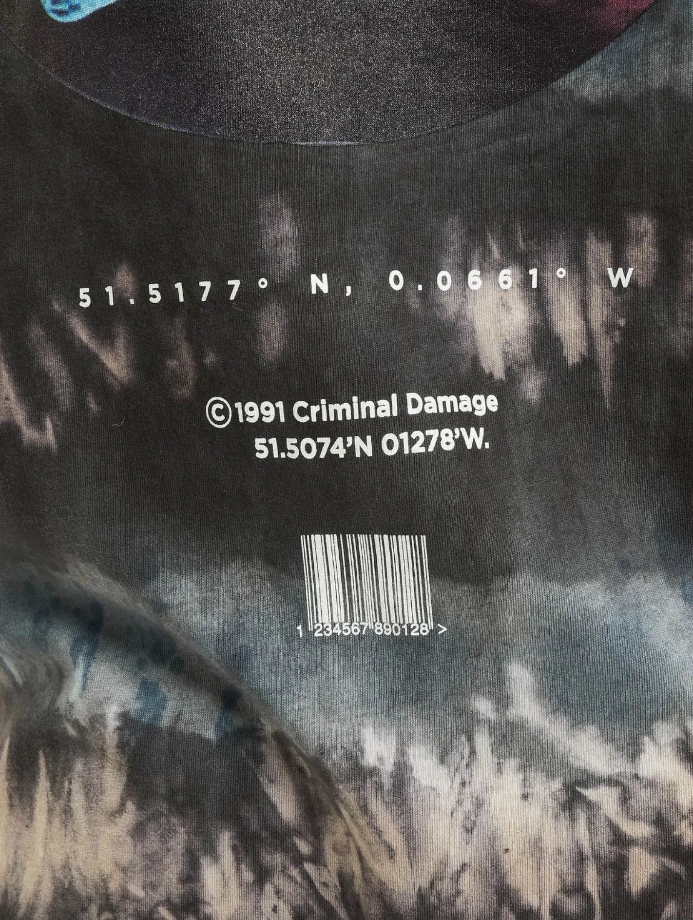 T-Shirts & Tank Tops*CRIMINAL DAMAGE Fire Ice Tie Dye T-Shirt blau