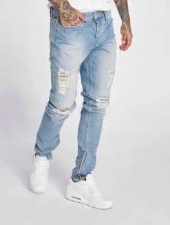 Jeans & Hosen*CRIMINAL DAMAGE Uzi Skinny Hellblauer Denim