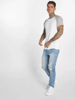 Jeans & Hosen*CRIMINAL DAMAGE Uzi Skinny Hellblauer Denim