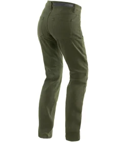 Sportunterbekleidung|Hosen & Jeans*DAINESE Casual Slim Lady Tex Damen Motorrad-Hose mit Pro-Shape 2.0-Protektoren Motorrad-Jeans Motorsport-Hose 202755157 Grün