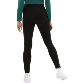 Fitnessmode & Jogginghosen*O46bpx Damen Schwangerschafts-Hose schlichte Basic-Hose Umstandsmode Sport-Leggings 950753 Schwarz