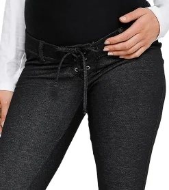 Fitnessmode & Jogginghosen|Hosen & Jeans*O46bpx Damen Schwangerschafts-Hose Thermo Jeggings Umstandsmode 911067 Schwarz