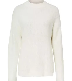 Große Größen|Sweater & Pullover*O46bpx Damen Strick-Pullover mit Rundhals-Ausschnitt Alltags-Pullover Sweater 934030 Weiß