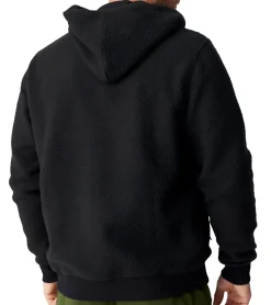 Sportoberbekleidung|Jacken & Mäntel*DANISH ENDURANCE Herren Übergangs-Jacke kuschelige Fleece-Jacke mit Kapuze nachhaltige Oeko-Tex zertifizierte Jacke 155000 Schwarz, , Grün Navy