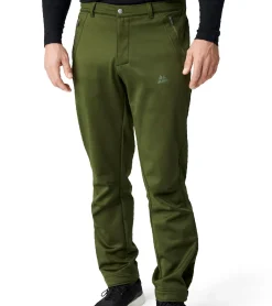 Sportunterbekleidung|Jeans & Hosen*DANISH ENDURANCE Herren Softshell-Hose mit Fleece Outdoorhose 157000 Grün