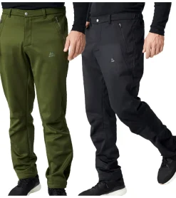 Sportunterbekleidung|Jeans & Hosen*DANISH ENDURANCE Herren Softshell-Hose mit Fleece Outdoorhose 157000 Schwarz oder Grün