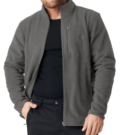 Sportoberbekleidung|Jacken & Mäntel*DANISH ENDURANCE nachhaltige Herren Fleece-Jacke Oeko-Tex zertifiziert 154000 Blau oder Grau Navy