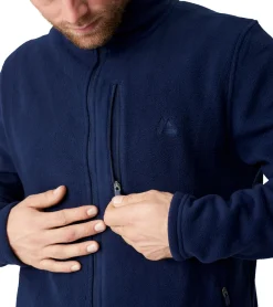 Sportoberbekleidung|Jacken & Mäntel*DANISH ENDURANCE nachhaltige Herren Fleece-Jacke Oeko-Tex zertifiziert 154000 Blau oder Grau Navy