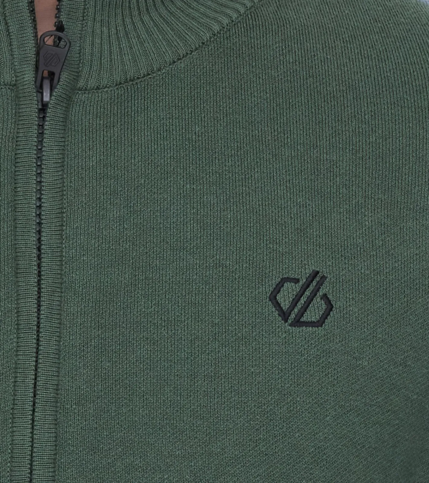 Pullover & Sweater|Sportoberbekleidung*DARE 2b Outgoing II Herren Troyer in Schwarz/Gün oder Dutiful II FullZip Herren Strickjacke in Grün Outgoing II Schwarz/Gün