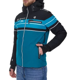 Wintersport|Jacken & Mäntel*DARE 2b OUTLIER II oder SPEED OUT II Herren Snowboard-Jacke wasserdichte Ski-Jacke nachhaltige Wintersport-Jacke DMP520/DMP519 Schwarz/Blau oder Schwarz/Grün