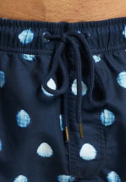 Nachtwäsche & Bademode*DEDICATED Badeshorts Dots Bademode Blau