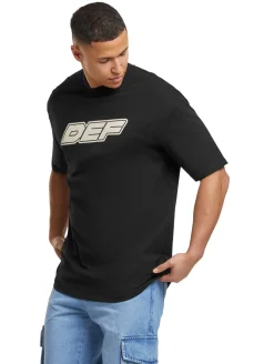 T-Shirts & Tank Tops*DEF MERCH Souvenir T-Shirts tiefschwarz
