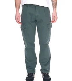 Jeans & Hosen*Denim Project Forest Herren nachhaltige Cargo-Hose Outdoor-Hose Baumwoll-Hose BCI-zertifiziert DP3890 573 Dunkelgrün