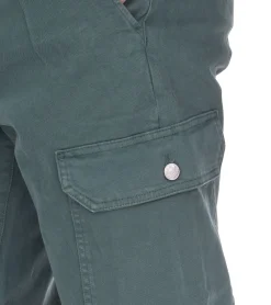 Jeans & Hosen*Denim Project Forest Herren nachhaltige Cargo-Hose Outdoor-Hose Baumwoll-Hose BCI-zertifiziert DP3890 573 Dunkelgrün