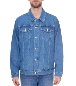 Jacken & Mäntel*Denim Project Herren Jeans-Jacke Denim-Jacke Basic-Jacke Freizeit-Jacke DP3730 559 Blau