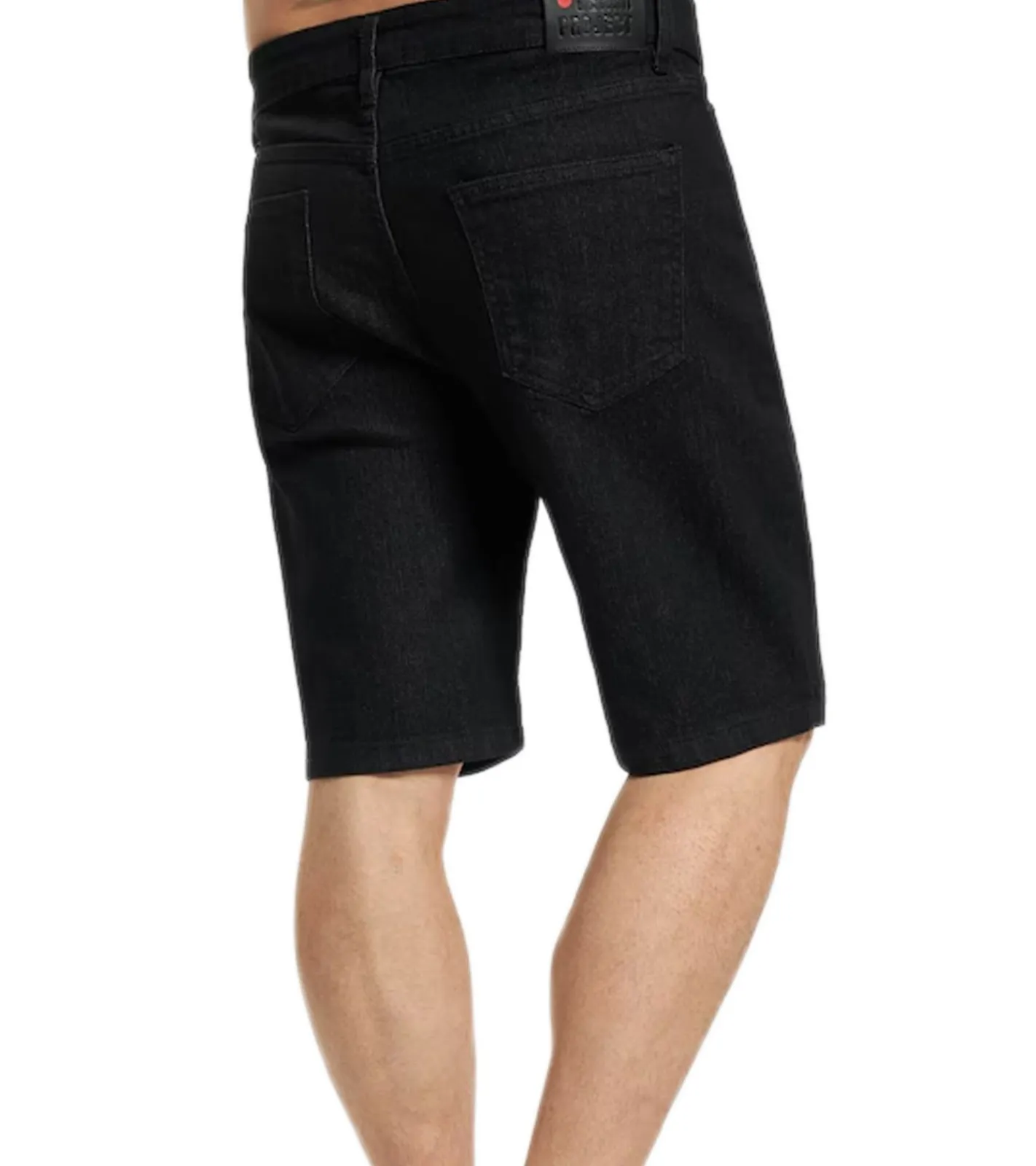 Shorts & Bermudas*Denim Project Herren Sommer-Shorts schlichte Baumwoll-Hose Freizeit-Shorts kurze Hose Jeans DP3800 281 Schwarz