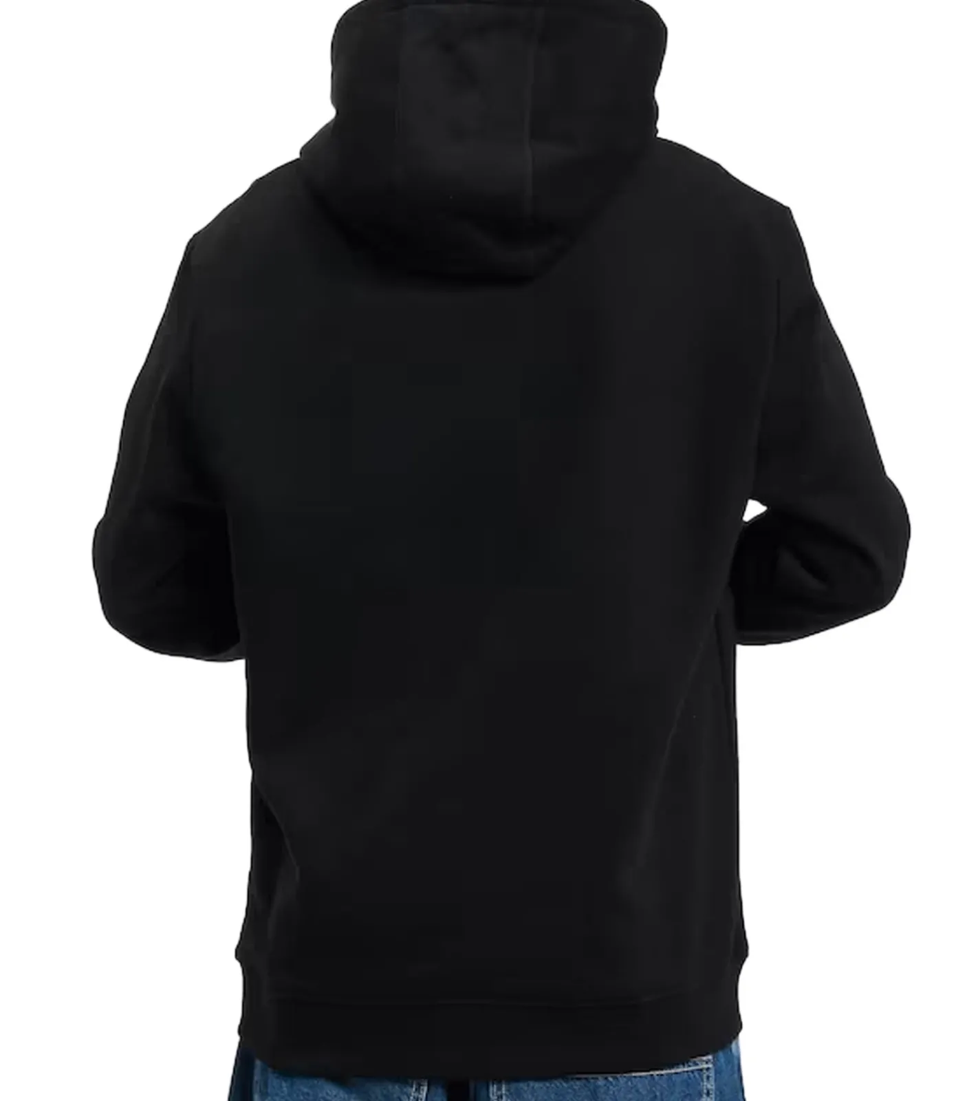 Pullover & Sweater*Denim Project Logo Color Herren Kapuzen-Pullover Hoodie mit Kängurutasche Baumwoll-Pullover DP-10023-026 001 Schwarz