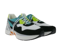 Sneaker & Turnschuhe*diadora N9000 Txs H Mesh Sneaker Made in Portugal mit Wildleder-Overlays 201.174817 01 verschieden bunte Farb-Styles Blau/Weiß/Gelb