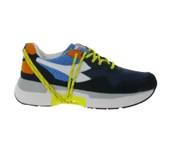 Sneaker & Turnschuhe*diadora N9000 Txs H Mesh Sneaker Made in Portugal mit Wildleder-Overlays 201.174817 01 65096 Blau/Weiß/Gelb