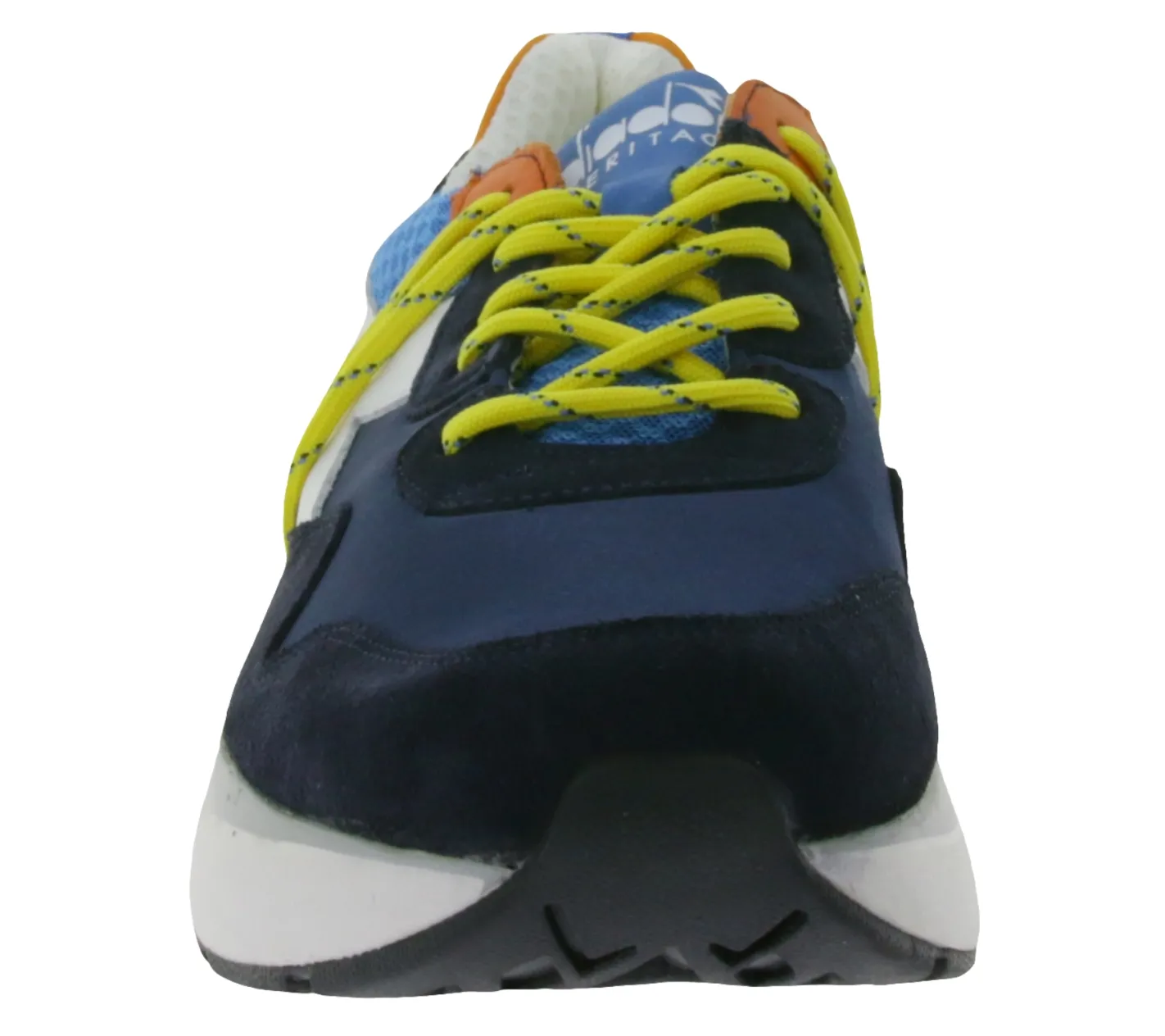 Sneaker & Turnschuhe*diadora N9000 Txs H Mesh Sneaker Made in Portugal mit Wildleder-Overlays 201.174817 01 65096 Blau/Weiß/Gelb